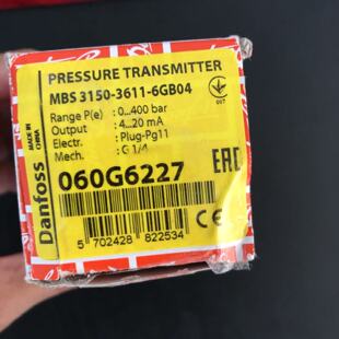 议价议价丹佛斯压力感测器MBS3150 060G6227全新现货议价