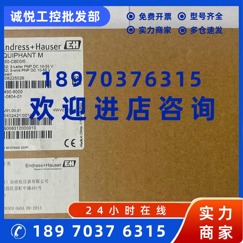 议价E+H FTL50-C6E0/0 FTL-AGN2AA2G5A液体音叉限位开关全新原装