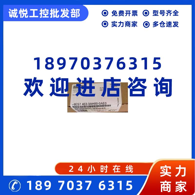 议价6ES74533AH000AE0西门子FM453功能模块6ES7453-3AH00-0AE0现