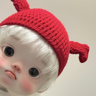 桃气岛屿BJD假发纯羊毛巨婴点妹男孩头马海毛假发