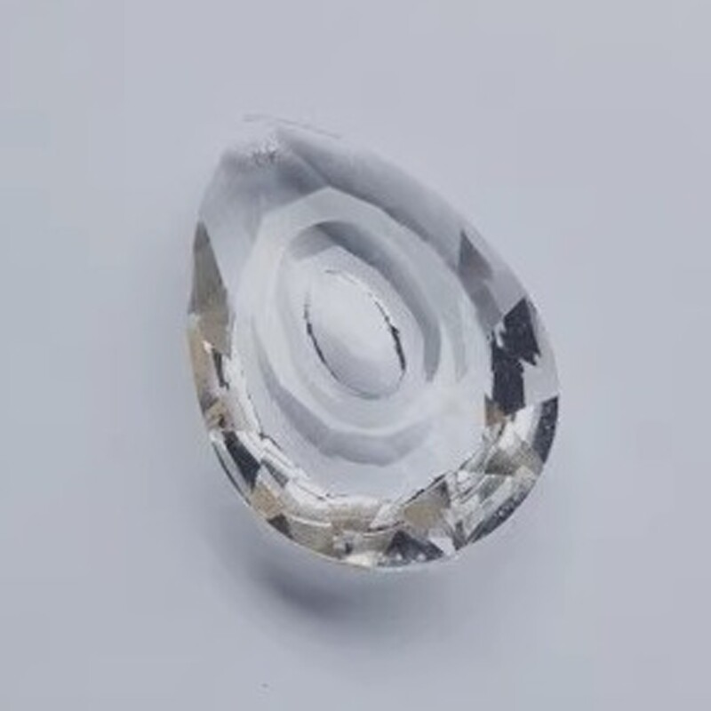 透明龙眼水晶吊坠 灯饰水晶配件diy 门帘珠帘吊坠子 50#63#76mm