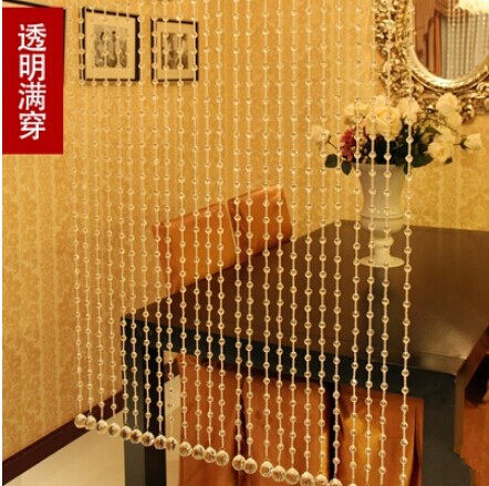 水晶门帘 珠帘散珠 隔断 帘子 风水线客厅装饰新款挂帘成品