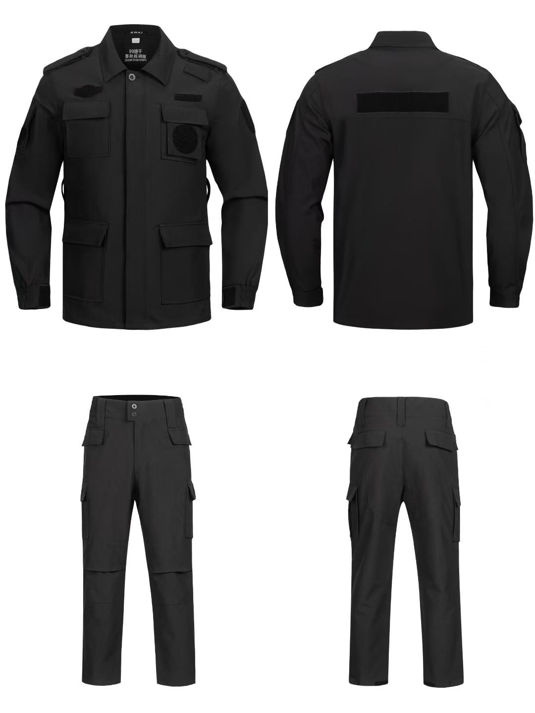 骁神正品速干春秋冬季加绒速干衣套装教官训练服男女训练速干服装