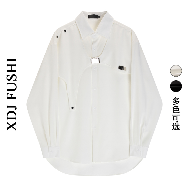 高级感炸街不规则独特衬衣