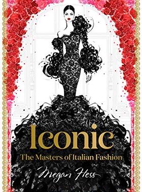 知名时尚插画师Megan Hess意大利时尚服装手绘插图Iconic: The Masters of Italian Fashion