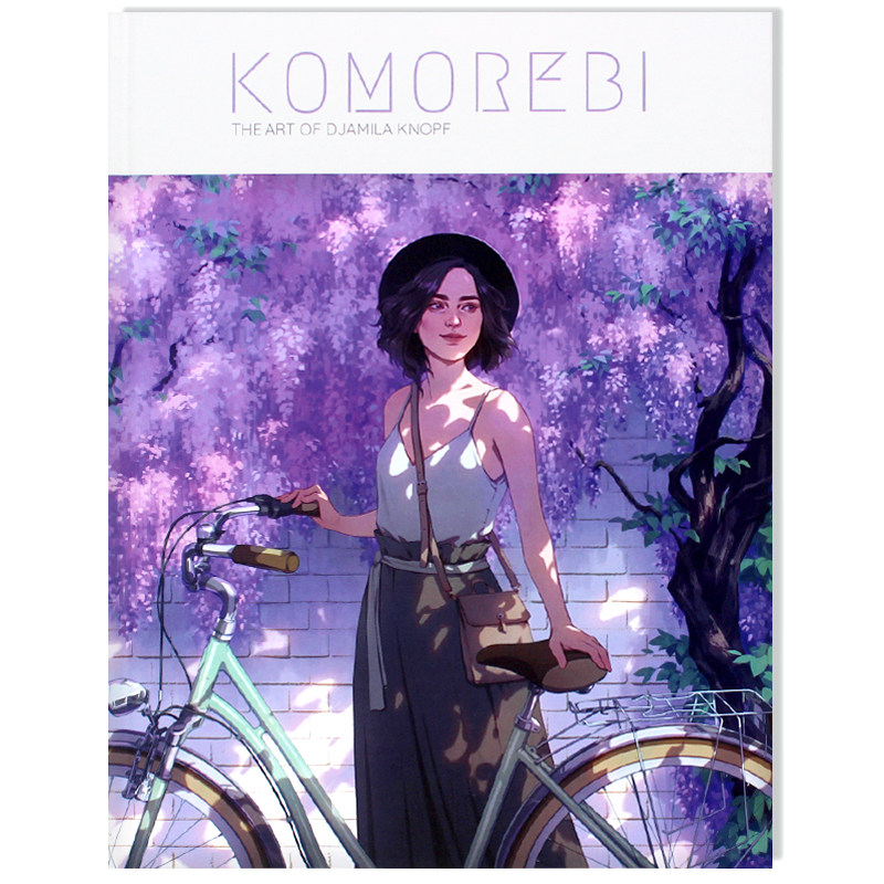 现货 Komorebi: The Art of Djamila Knopf 田园自然风光梦幻插画 精致场景动漫人物创作幻想过程分享 进口英文原版 精装本