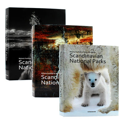 现货包邮 Scandinavian National Parks 斯堪的纳维亚国家公园 独特迷人的灯光 令人叹为观止的自然环境 进口原版 多语种 精装