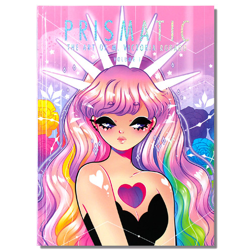 现货包邮 PRISMATIC VOLUME 1 棱镜 首本艺术插画作品集 少女角色服饰图案设计 电脑制作步骤教程分享 英文原版