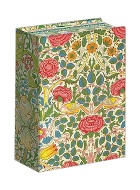 现货正版【两款封面随机发一】William Morris 100 postcards 威廉莫里斯 100张明信片 盒装 布料图案植物花纹设计图案