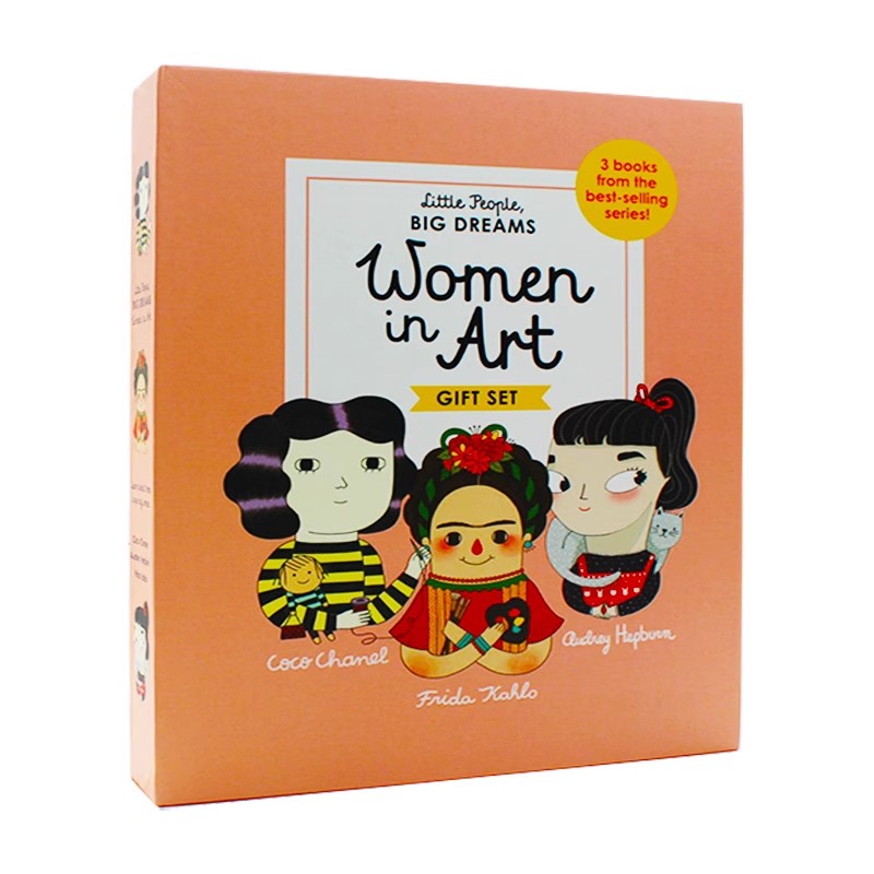 现货包邮 3本盒装 小人物,大梦想 : 艺术中的女性 Little People, BIG DREAMS: Women in Art 儿童绘本 英文原版