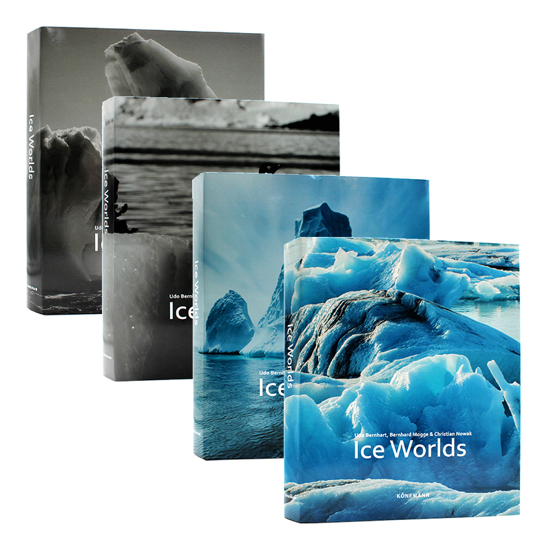 现货包邮 Ice Worlds 冰的世界 雪和冰川覆盖的迷人的山脉 全球各地的冰世界和他们的居民 460张照片 进口原版 多语种 精装
