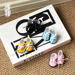 棉花娃娃20cm运动鞋复古风迷你时尚皮鞋百搭公仔玩偶玩具休闲鞋