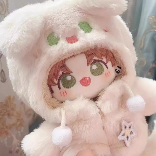 20cm棉花娃娃有骨架现货男生礼物