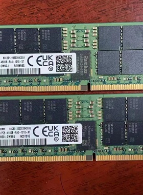 三星 128G 2S2RX4 PC5-4800 ECC REG 服务器内存 128G DDR4 4800