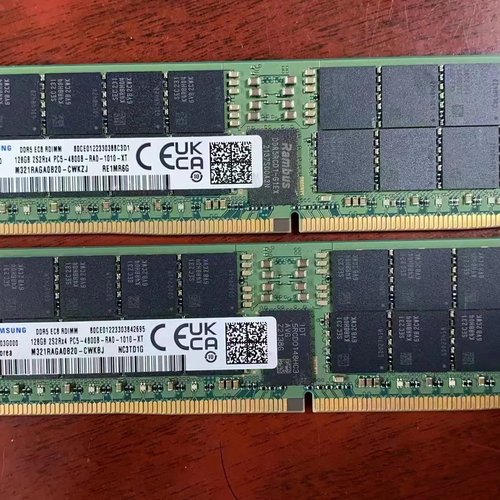 三星 128G 2S2RX4 PC5-4800 ECC REG 服务器内存 128G DDR4 4800