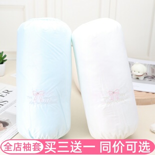 袖套袖筒女款办公室干活工作秋冬天防脏防水成人羽绒服PU学生长款