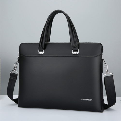 超威保罗男士手提包男包商务款男
