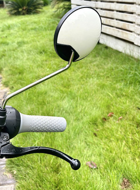 爱玛电动车后视镜超广角大视野倒车镜雅迪绿能小鸟电瓶车通用镜子