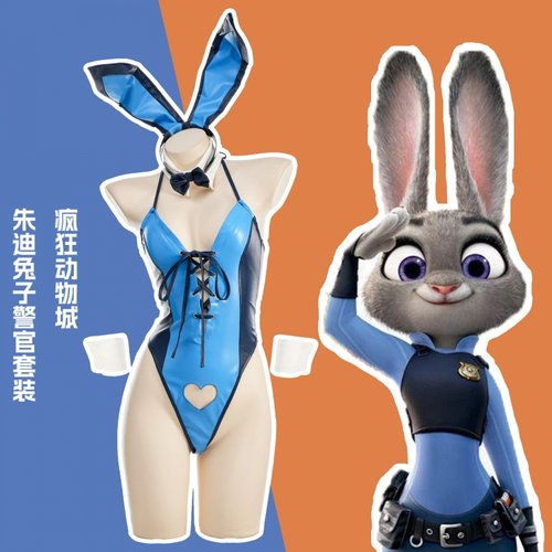 性感cos服装 朱迪兔子套装警官兔女郎私房卡通动漫角色扮演装美式