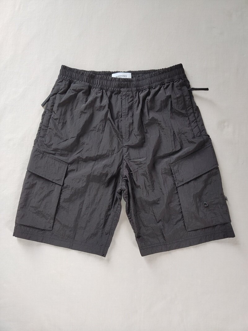 23Fw L0219 Nylon Metal Bermuda Shorts Topstoney Metal Nylon shorts