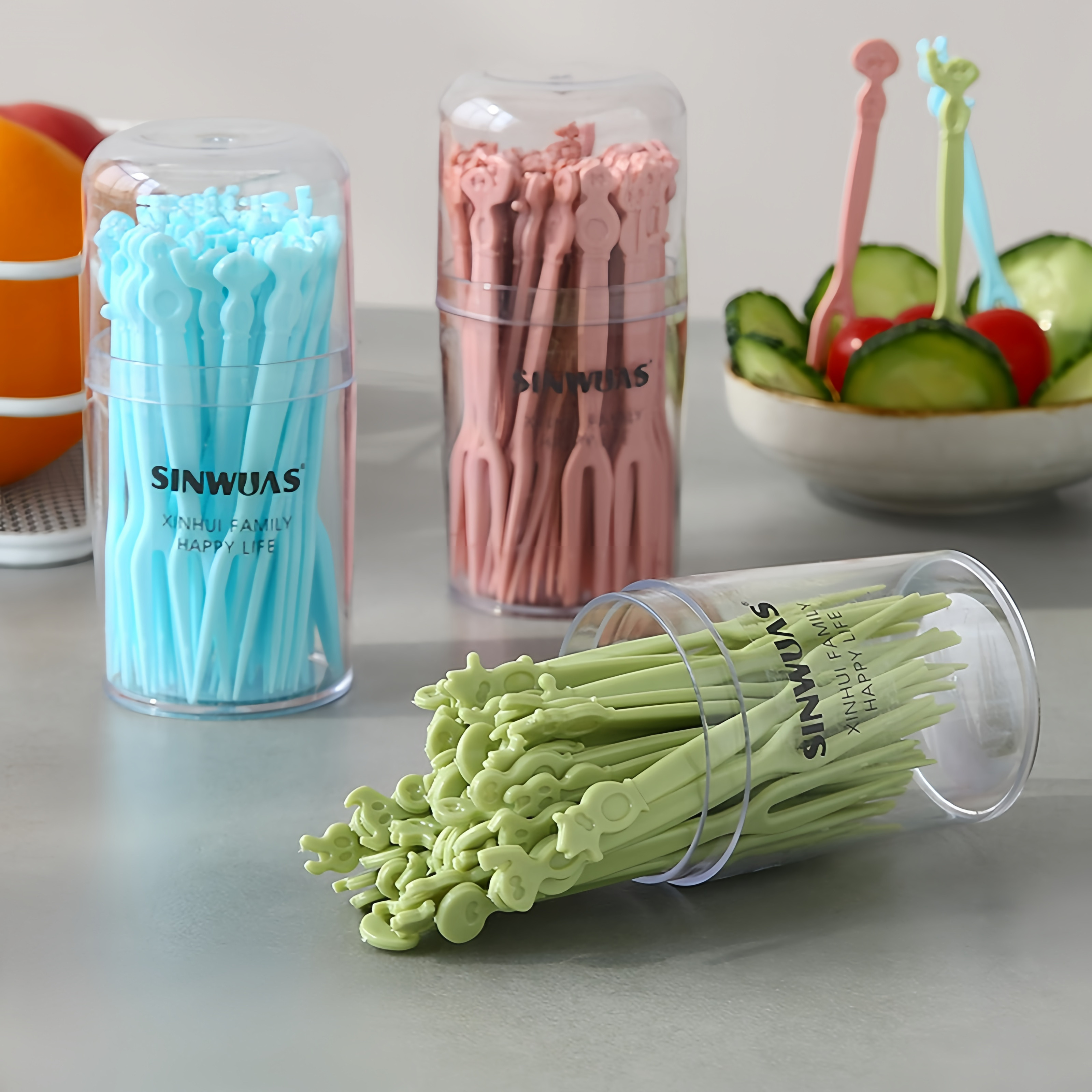 一次性食品级塑料水果蛋糕叉