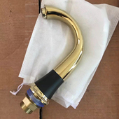 白色金色黑色开关配件把手三件套2水管四件套3水管冷热开关龙头