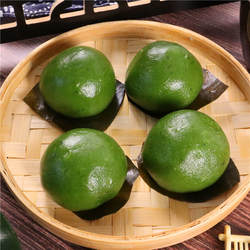 广西桂林大肚粑叶儿艾叶艾草糍粑芝麻红糖花生青团叶子农家艾粑