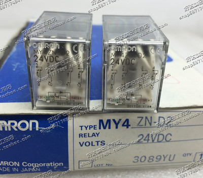 原装正品OMRON欧姆一般中间继电器MY4ZN-D2 DC24(日本产地14脚5A)