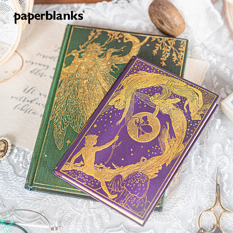 paperblanks佩兰克笔记本本子童话仙女系列生日礼物文艺精致日记本手帐手账本少女心可爱学生文具朗格童话
