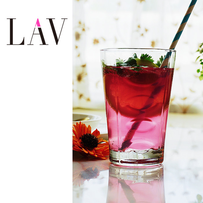 拿铁绿茶果汁玻璃水杯