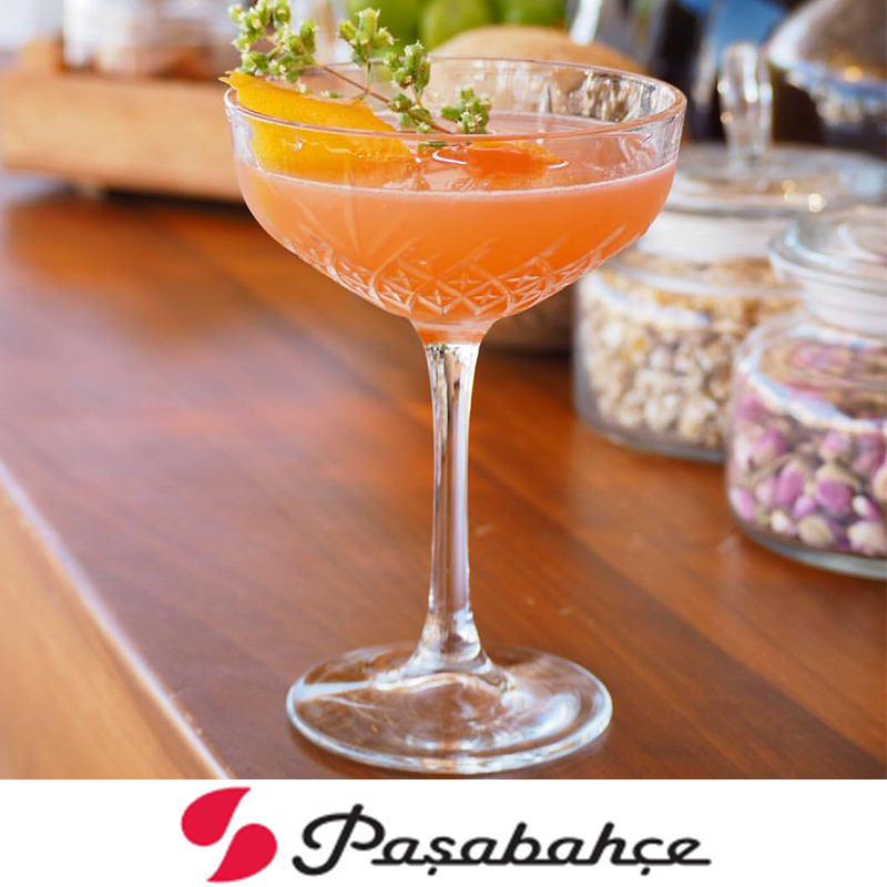 pasabahce土耳其雕花鸡尾酒杯