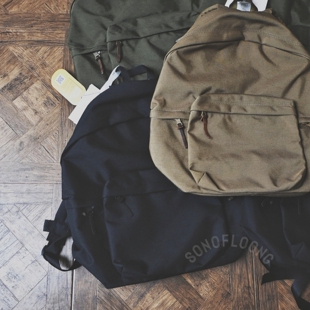 SONOFLOONG复古双肩包尼龙防水背包cordura休闲书包户外22L男女潮