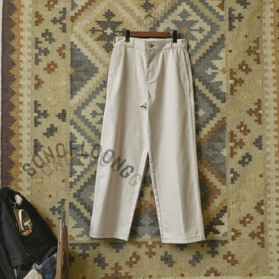 SONOFLOONG全棉谷壳宽松休闲长裤