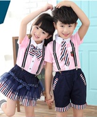 定制六一夏季 合唱服班服男女儿童演出服 幼儿园园服小学生校服新款