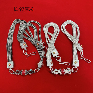 3股藏式复古合金腰带藏袍藏族表演裹裙裹裙腰间腰链配饰