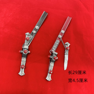 2024藏族藏式配饰合金属藏银藏袍服装民族风腰挂复古爆款胸针别针