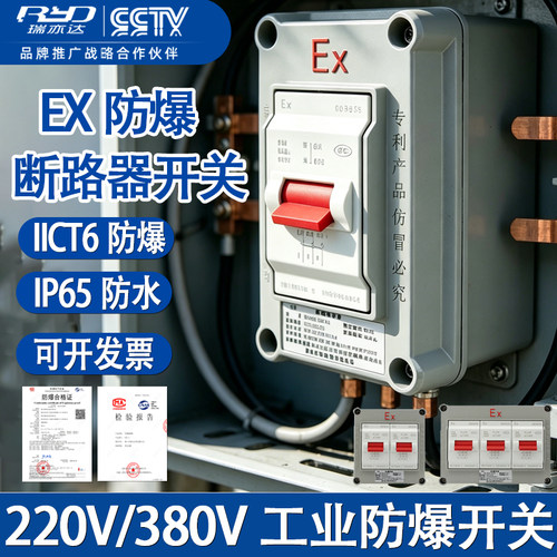 220V/380V防爆空开20A过安检