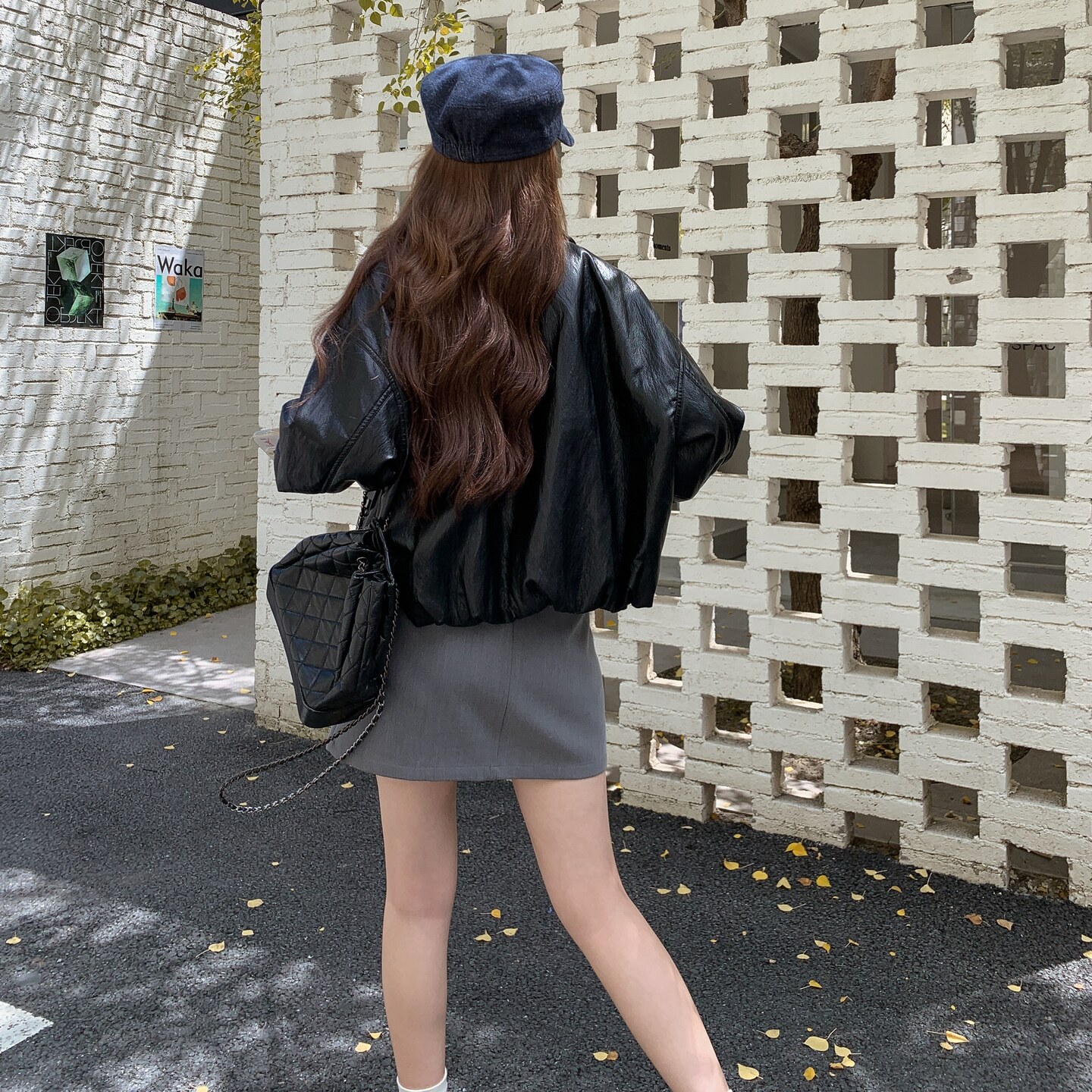 【新款】秋季新款黑色皮衣外套253A-2520-P179-K259,女装皮衣,浙宝253A