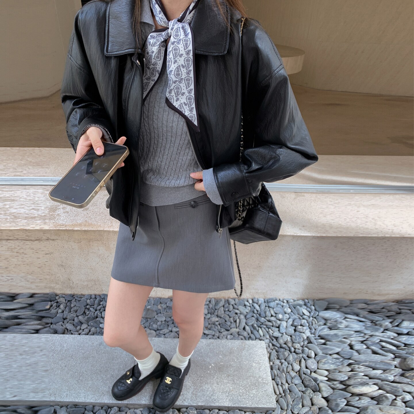 【新款】秋季新款黑色皮衣外套253A-2520-P179-K259,女装皮衣,浙宝253A