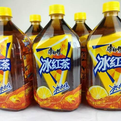 康师傅冰红茶柠檬大瓶1L/12瓶