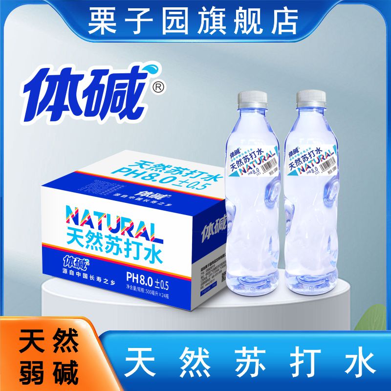 栗子园天然苏打水500ml*24瓶装