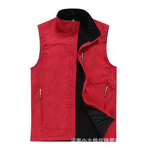 秋冬休闲户外复合抓绒软壳马甲定制防风保暖背心团体工作服广告衫