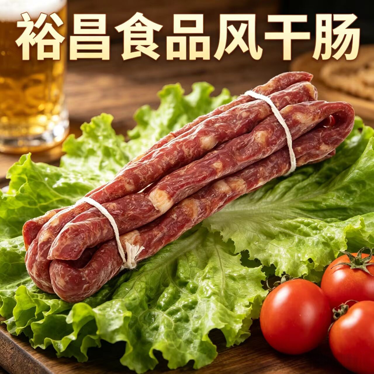裕昌风干肠哈尔滨裕昌食品正宗腊肠猪肉类散装熟食下酒菜小吃零食