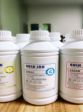 百度西E850EL8100爱普生适用喷墨打印机1000ml连供填充染料墨水