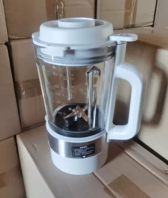 美的破壁豆浆料理机配件PT51/PB40T40全新加热搅拌玻璃杯组杯座体