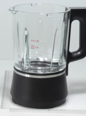 美的破壁机配件BL1542/BL1543/BL1528A/PB15X3全新加热搅拌玻璃杯