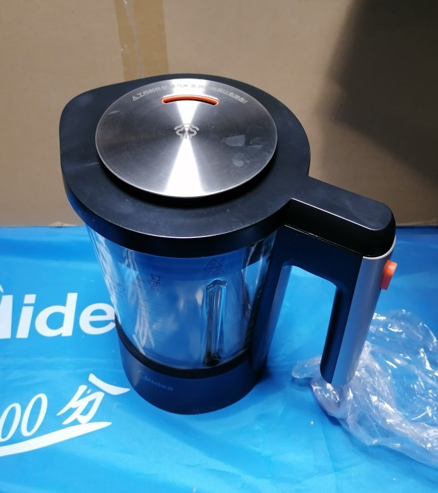 美的破壁机配件EBL1560玻璃搅拌加热杯杯盖.研磨杯耦合器.全新件