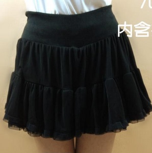 公主打底裙春夏包邮短裙纱裙半身裙女蓬蓬裙VIVI新款内含打底裤