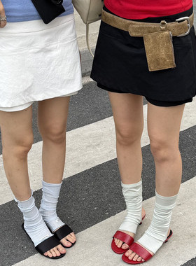 L少女 waitmore韩系气质显瘦A字裙裤女通勤时髦休闲短裙525826