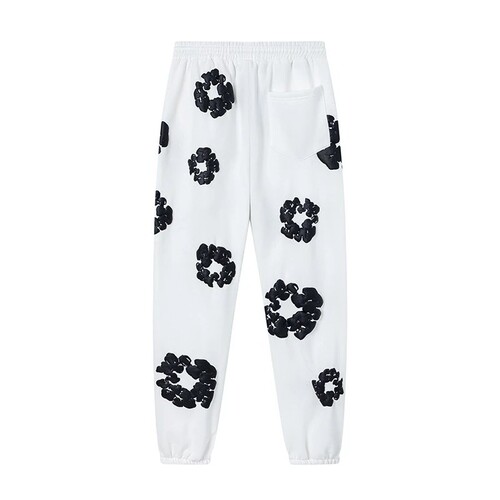 DENIM TEARS主线木棉花卫裤Cotton Wreath宽松运动长裤
